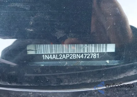 2011 Nissan Altima 2.5 S z USA, uszkodzony, nr VIN 1N4AL2AP2BN472781